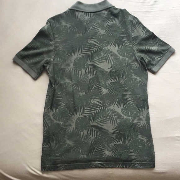 Green Jungle Floral Polo - Picture 2 of 5